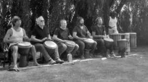 Daniel Verbaan at Afrokick, dance accompaniment