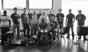 Daniel Verbaan with Dembele Sidiki