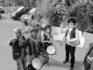 Daniel Verbaan doing the parade at Puck Fair