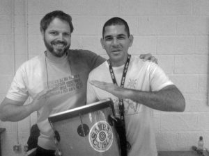 Daniel Verbaan with Mestre Jorge Martin